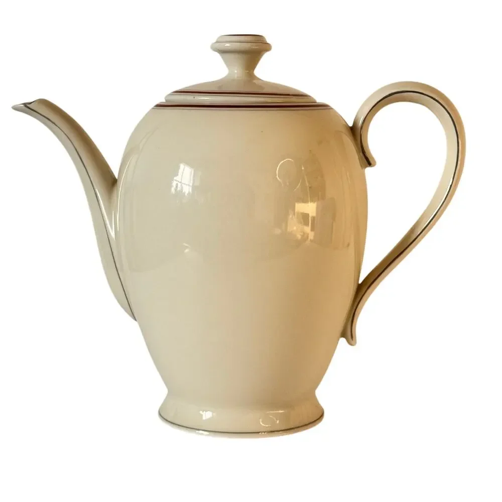 Edelstein Bavaria Ceramic Tea Pot Minimalist Atomic Mid Century Modern Germany